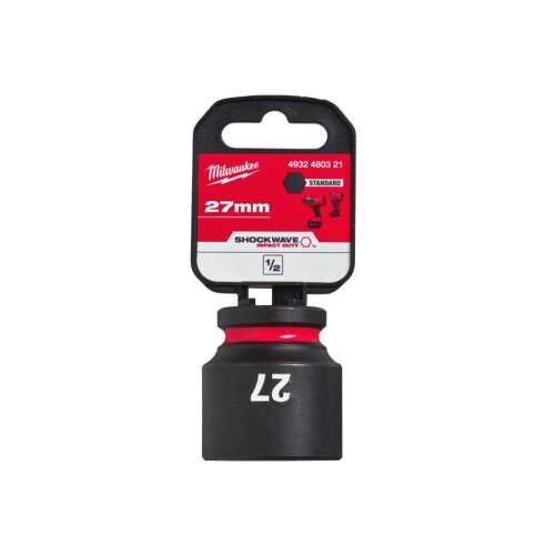 Milwaukee Shockwave 1/2 inch Drive 27mm Impact Socket