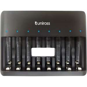 Uniross 8-fiókos gyors töltő - Uniross