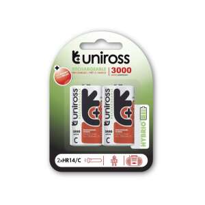 Uniross C/baby Akkumulátor - 2x 1,2V 3000mAh