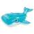 Intex inflatable whale pool float, blue, 168 x 140 cm