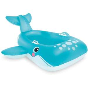 Intex inflatable whale pool float, blue, 168 x 140 cm - Intex
