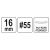 YATO Íves favéső 16 mm 131689741