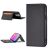 Magnetic Card Case Samsung Galaxy S23 Magnetic Flip Case with Wallet and Stand, Black 134233612
