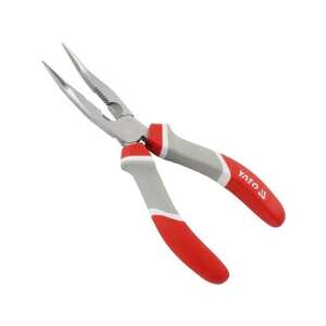 YATO 200mm bent nose pliers, 3/4 view - Hand tool
