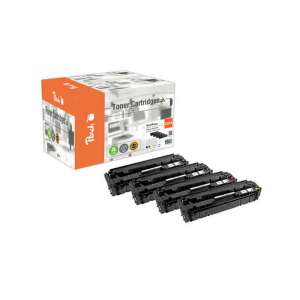 Peach (Canon 718) Toner Multipack, 4 Patronen: Schwarz, Magenta, Cyan, Gelb - Drucker & Scanner