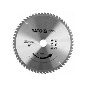YATO YT-60733 255mm 60T Fafűrészlap - Yato