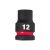 Milwaukee 12mm impact socket wrench, close-up