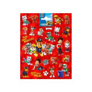Paw Patrol großer Stickerbogen mit 30 Stickern mit Chase, Marshall, Skye, Rubble, Rocky, Zuma, Everest, Tracker und Ryder - Totum