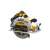 DEWALT 18V XR Ferăstrău circular cu acumulator fără perii, 165 mm, doar instrument