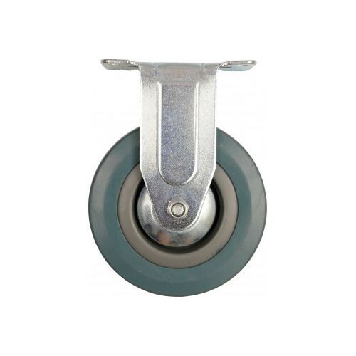 VOREL 50mm starres Industrierad mit grauem Gummireifen