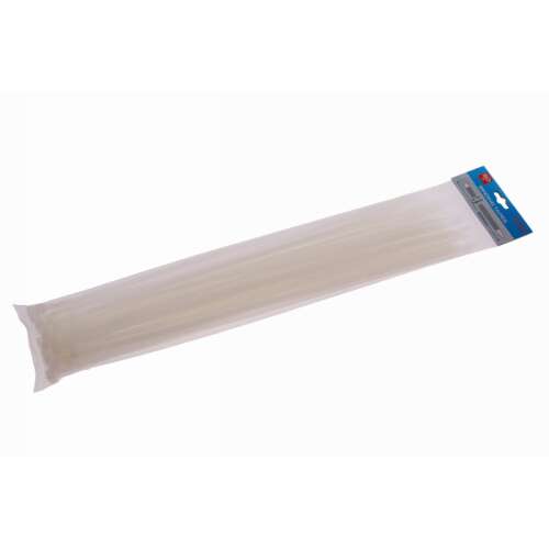 50 db fehér kábelkötegelő, 500 mm x 7,6 mm - Kábelkötegelő