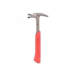 Kladivo s rovným pazúrom Milwaukee 570g s magnetickým držiakom na klince, červená rukoväť - Nástroj