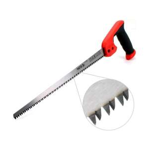 YATO 300 mm piła do otworów z czerwoną rączką i szczegółami zębów - Piła ręczna