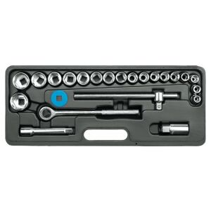 Zestaw kluczy nasadowych 24-częściowy 1/2" 8-30 mm 131693928 - Klucz do wtyczek