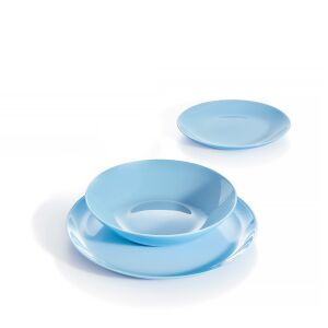 Luminarc Diwali 18-piece light blue dinnerware set - Dinnerware set