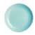 Talerz obiadowy Luminarc Pampille w kolorze turkusowym, widok z góry