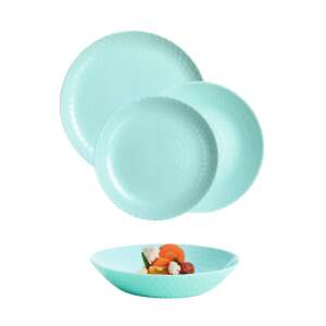 Luminarc Pampille 18-teiliges Tafelservice #türkiz