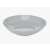 Ambition Linea grey deep plate, 22 cm