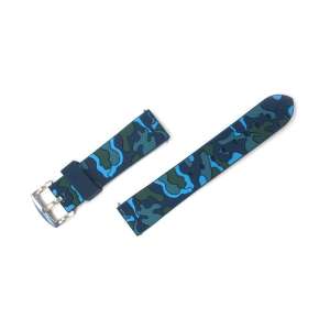 Pasek do zegarka silikonowy w kamuflażu do Samsung Galaxy Watch 3 45mm i Galaxy Watch 46mm - Pasek do inteligentnego zegarka