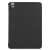 Black Apple iPad 11 Pro 2020 tablet case, back view, camera cutout