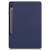 Samsung Galaxy Tab S7 Plus T970/T975 blue case, protective cover, stand function, foldable, blue color, back view