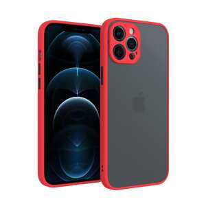 Red iPhone 12 Pro Max plastic case, thin and lightweight, provides protection against minor bumps and scratches - Apple Phone Case