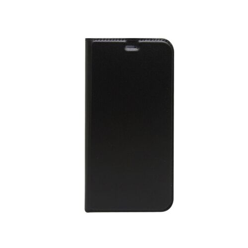 Black iPhone 14 Plus flip case, front view