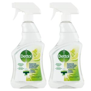 Dettol Lime&Menta antibakteriális Felülettisztító spray 2x500ml