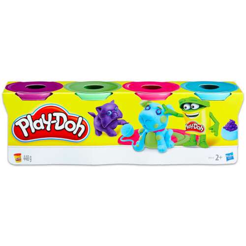 Play-Doh 4 tégelyes Gyurmakészlet, 4x112 g