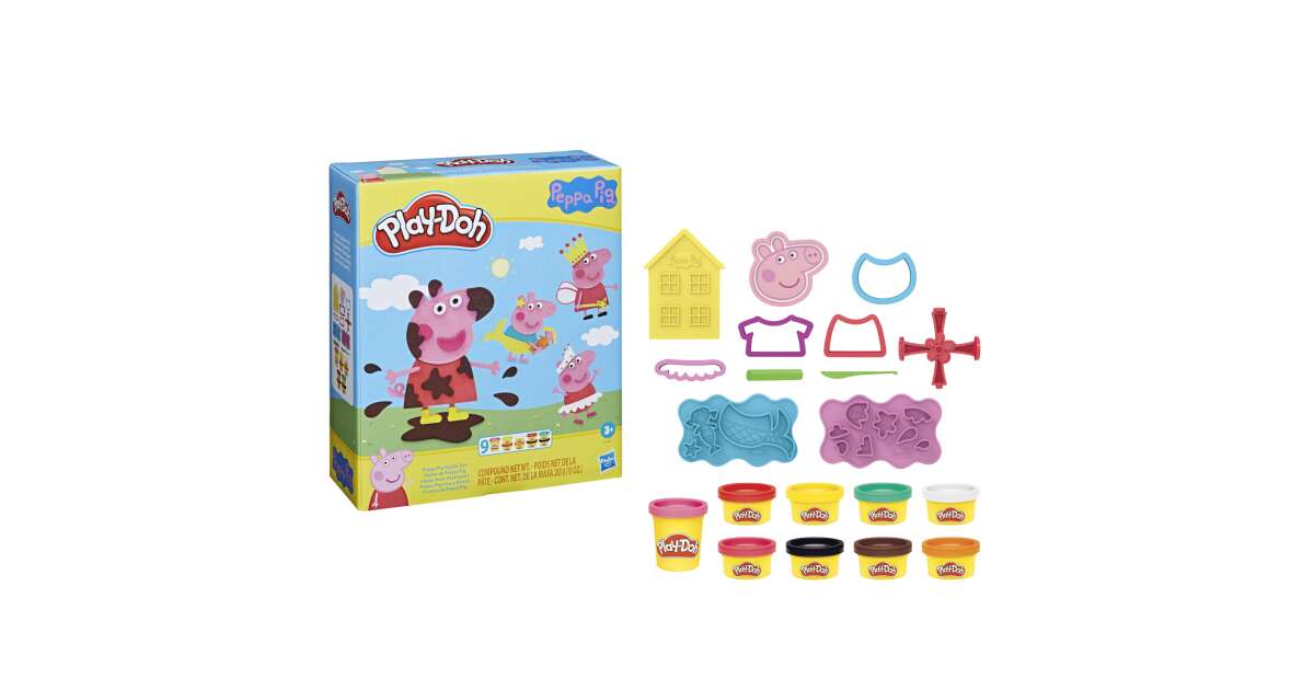 Play-Doh Twenty Piece Puzzle Set Peppa Pig