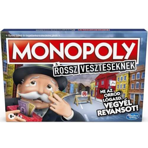 Hasbro Monopoly Társasjáték - A rossz veszteseknek