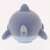 Flockies S2 collectible figure Hector the shark, back view