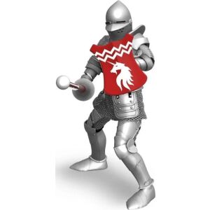 Papo Vörös Lovag Lándzsával Középkori Figura 9,5cm - Papo Figura