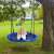Child using Pepita nest swing, blue, 100cm diameter, steel frame, Oxford fabric
