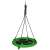 Pepita nest swing, green, 100cm diameter, steel frame, Oxford fabric, adjustable ropes, hanging from a tree branch