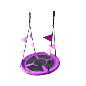 Pepita acélvázas Fészekhinta 100cm #lila