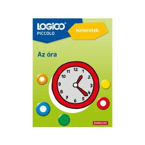 LOGICO Piccolo Ismeret - Die Uhr Lernspiel für Kinder, lehrt das Uhrzeitlesen - Kinderheft Logik