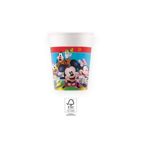 Чаши за парти Mickey Mouse Rock the House, 8 броя, 200 ml, еднократни чаши