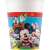 Kubki papierowe Mickey Mouse Rock the House, 8 sztuk, 200 ml