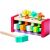 Cubika wooden hammer toy with colorful clown figures