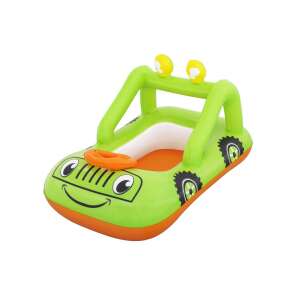 Bestway inflatable baby pool float, green car design - Inflatable Boat, Oar