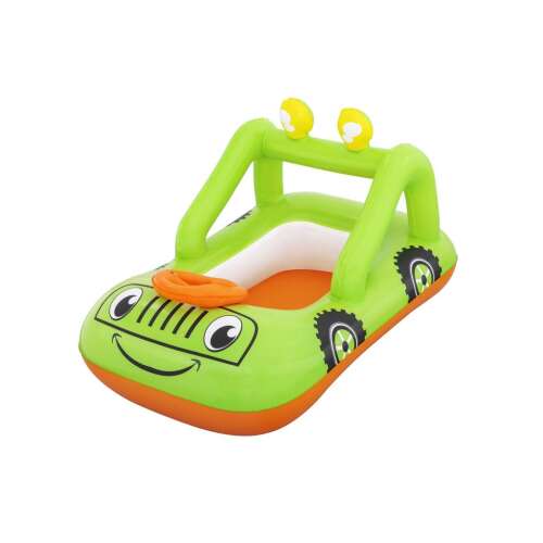 Bestway inflatable baby pool float, green car design