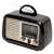 Retro radio Sal RRT 2B s Bluetooth, crna