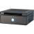 Inter-Tech ITX-603 számítógépház, fekete, elülső nézet