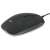 Conceptronic REGAS01B USB Mouse - Black, angled view