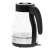 Camry CR 1300 glass electric kettle, 1.7L, 2200W, side view