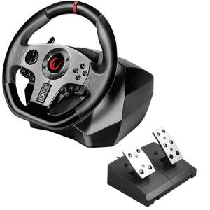 Rampage V900-S Kierownica do gier z pedałami, Czarny - Rząd graczy