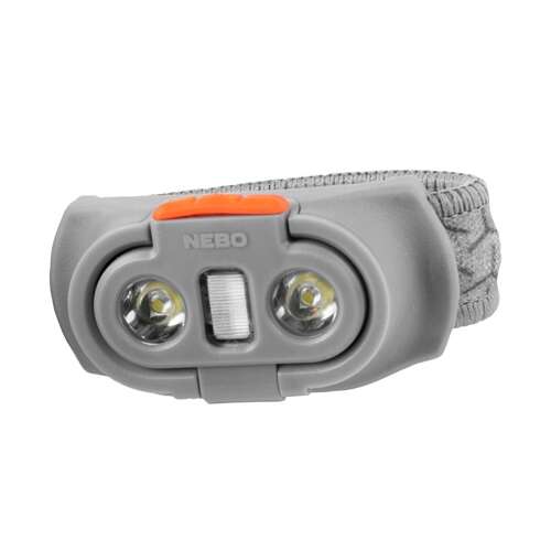 Челна лампа Nebo Einstein 500, сива, ъглов изглед