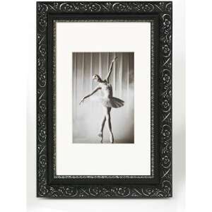 Walther CR030B Barokk képkeret, fekete és ezüst színben, passe-partouttal, portré vagy tájkép fotókhoz - Walther