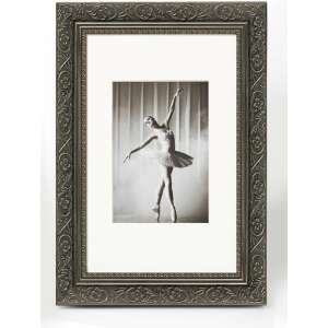 Walther CR030D Barock képkeret antracit színben, egy balettfotót mutat be passe-partouttal. - Walther